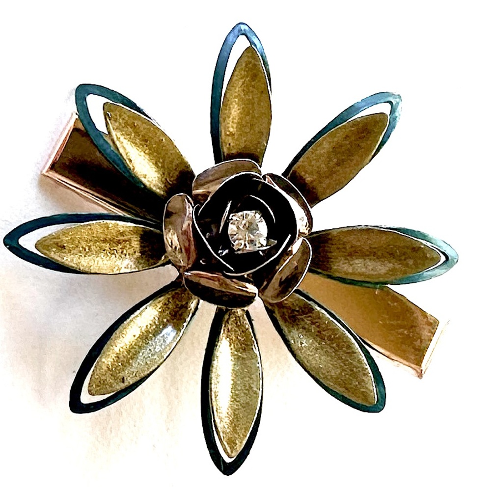 Gorgeous Vintage One of a kind Handcrafted Barrette